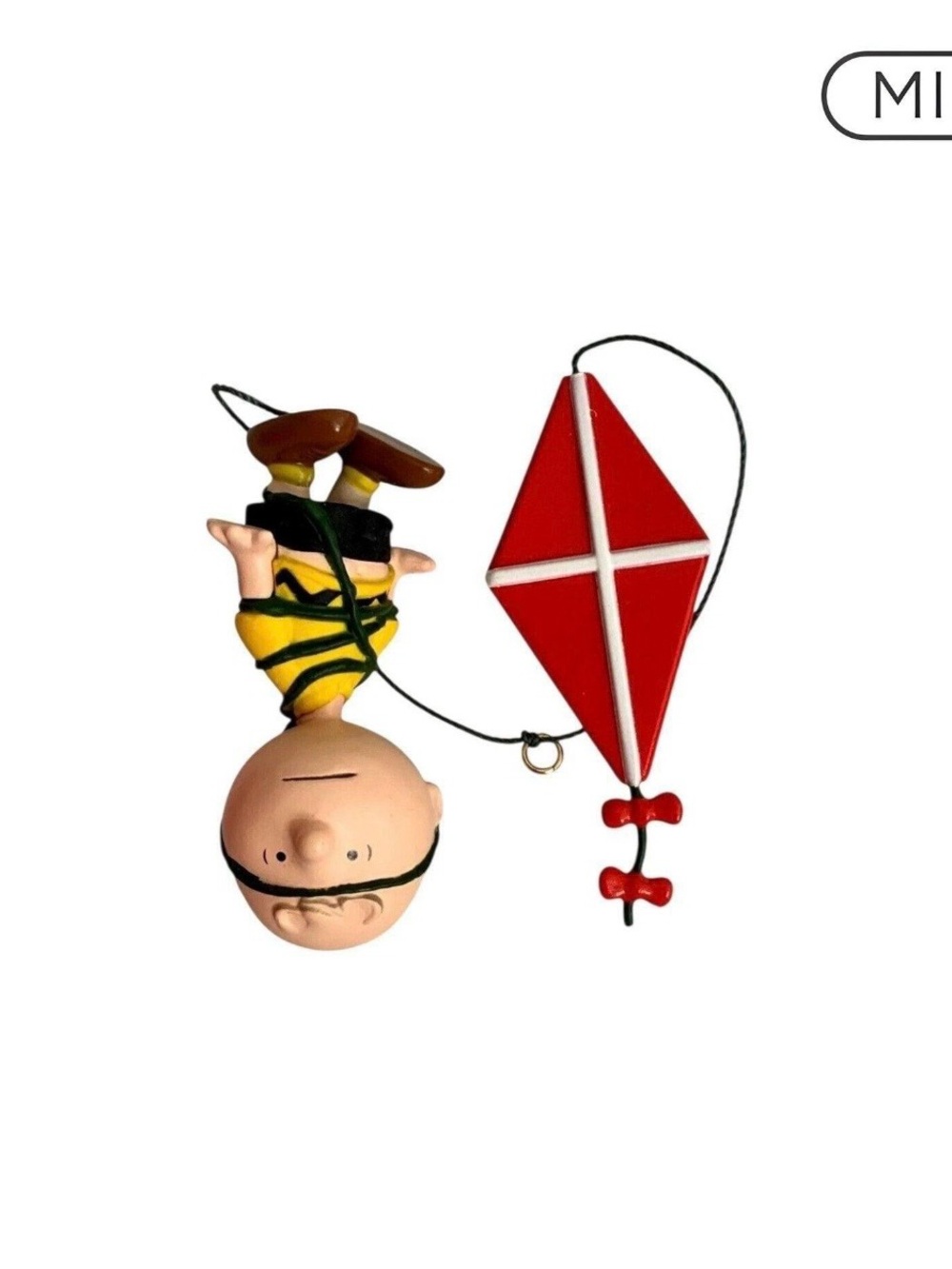 Charlie Brown Christmas Ornament with Red Kite Good Grief Charlie Brown Peanuts